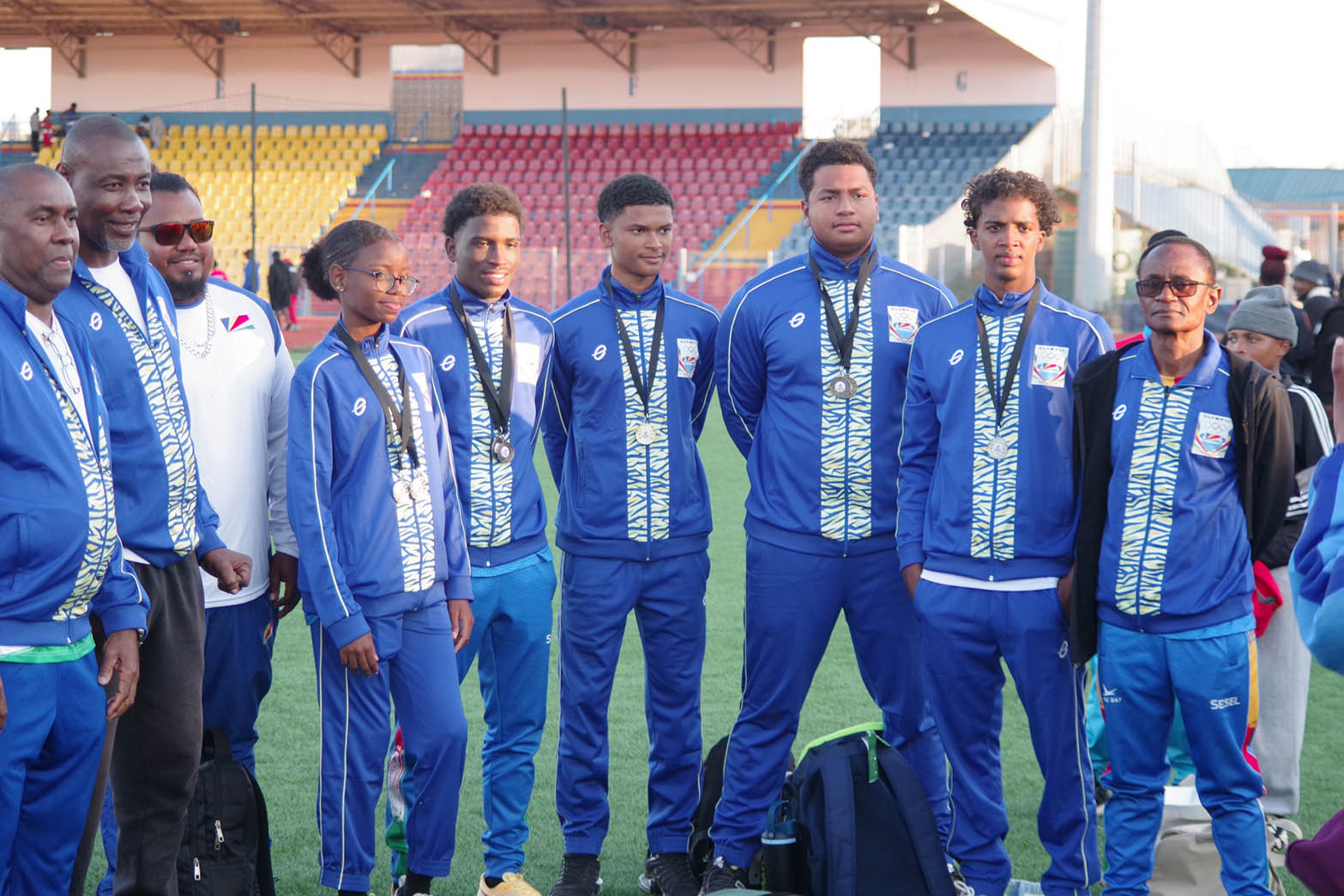 Seychelles and Lesotho have won nine athletics medals from the inaugural Eswatini National Youth Games. (Pics:Nimrod Hlophe)