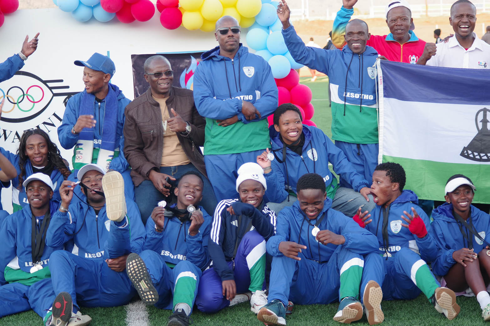 Lesotho finished with a total of 13 medals (7 gold, 4 silver, and 3 bronze) at the inaugural Eswatini National Youth Games held over the past weekend. (Pic: Nimrod Hlophe)