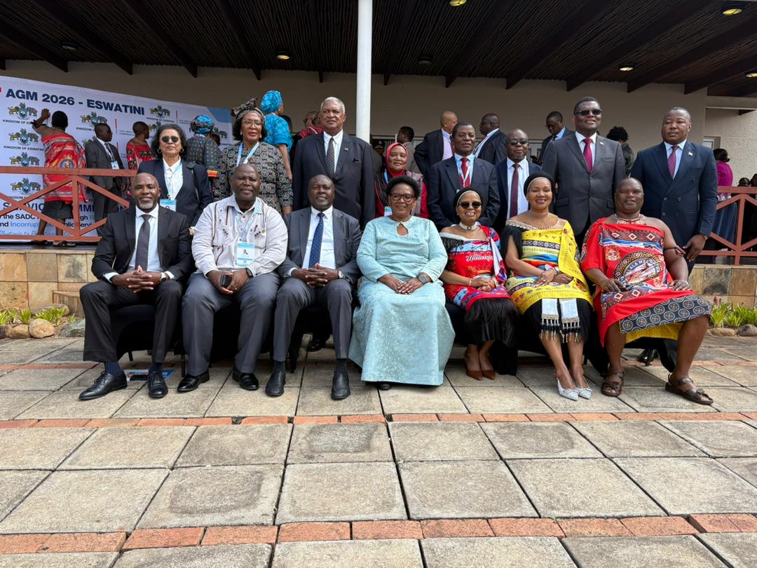 Deputy Prime Minister Thuli Dladla with the high level delegates of the 3rd Conference and Annual General Meeting of the SADC Public Service Commissions Forum at the Royal Villas Hotel and Conference yesterday
