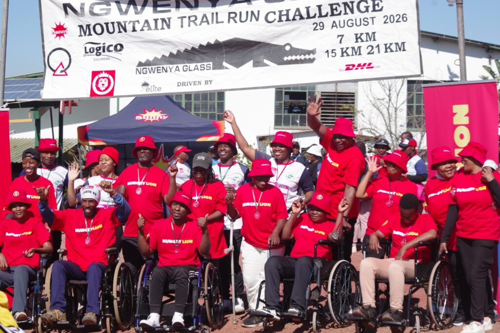 A separate race featured athletes living with physical disabilities. (Pic: Nimrod Hlophe)