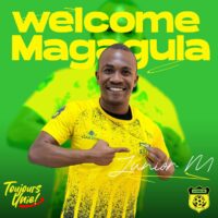 Eswatini international Junior ‘Shisa Gesi’ Magagula scored a brace for AS Maniema Union in their 3-2 pre-season win over FC Les Aigles in the DRC.(AS Maniema Union FB page)