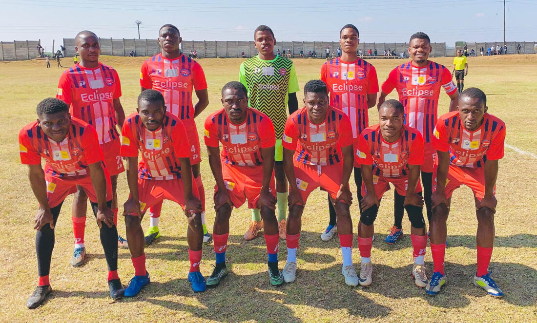 Mbabane Swallows before their game against KaMhlushwa Real Madrid on Saturday.