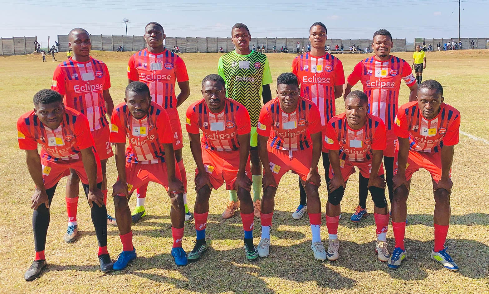 Mbabane Swallows before their game against KaMhlushwa Real Madrid on Saturday.