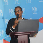 Senior Copyright Examiner Nomcebo Mavuso making her presentation.