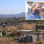 Some of the structures within Remainder Farm 9 of Moneni belonging to Tisuka Taka Ngwane. Most of the structures are new and were within the past five years. (Inset) Prince Polycarp.