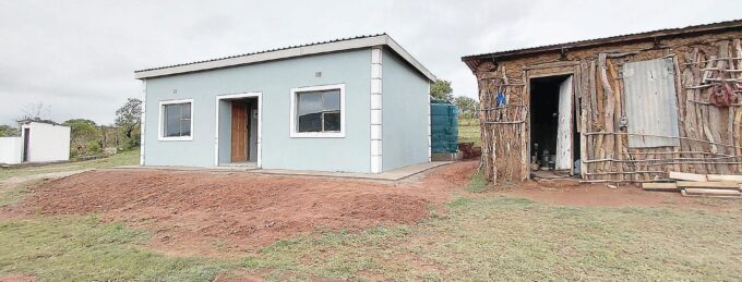One of the houses that were handed over to vulnerable families by the DPM’s Office. (Pic: DPM’s Office Facebook)