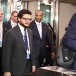 His Majesty King Mswati III upon arrival at the 81st Session of the United Nations General Assembly.