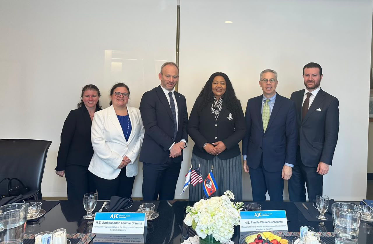 Eswatini Foreign Minister AJC Meeting: Bolsters Global Jewish Community Ties