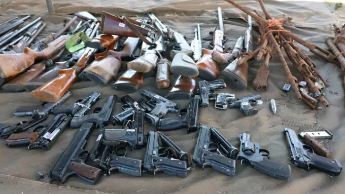 REPS seized 58 illegal firearms and 509 live rounds.