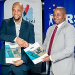 ERS Commissioner General, Brightwell Nkambule (L) and Eswatini Tourism Authority CEO, Vusie Dlamini after the MoU signing. (Pic: Supplied by Eswatini Tourism Authority).