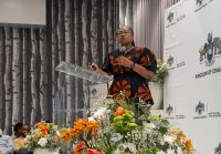 NDRMA Programme Manager Gcebile Dlamini making her remarks. (All pics Mnelisi Dlamini Dlamini)