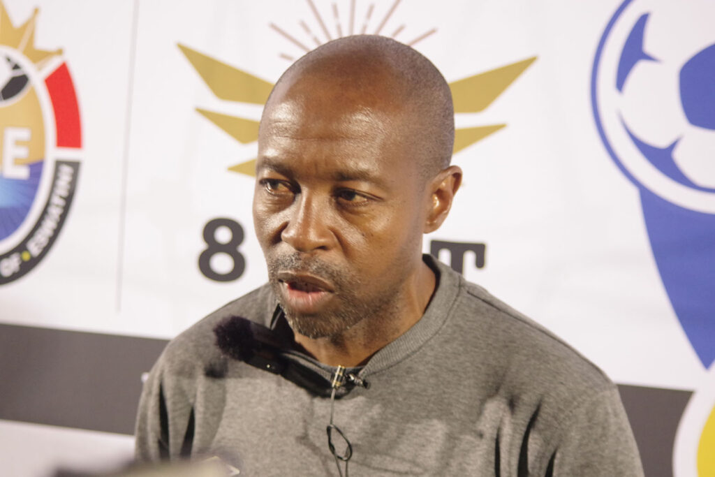 South African Coach Selaotse 'Sly' Mosala has guided Moneni to the semi-finals of the 8Bet Trade Fair Cup. (Pic: Nimrod Hlophe)