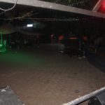 The reserved crowd left the dance stage empty during Sobzeen's performance.