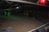 The reserved crowd left the dance stage empty during Sobzeen's performance.