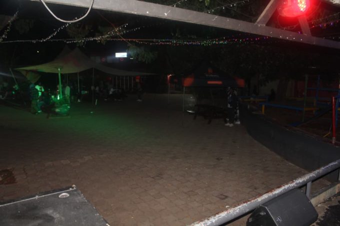 The reserved crowd left the dance stage empty during Sobzeen's performance.