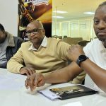 (From R-L) Eswatini Suppliers Association Secretary General Mduduzi Simelane, Member Philani Tsela, Vice Chaiperson Johannes Manikela and Chairperson Boysin Mamba. (Pic: Nhlanganiso Mkhonta)