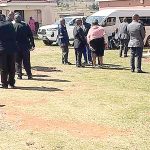 The late Chief Justice Bheki Maphalala’s homestead was teeming with mourners yesterday, who included judges from the different courts.