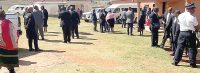 The late Chief Justice Bheki Maphalala’s homestead was teeming with mourners yesterday, who included judges from the different courts.