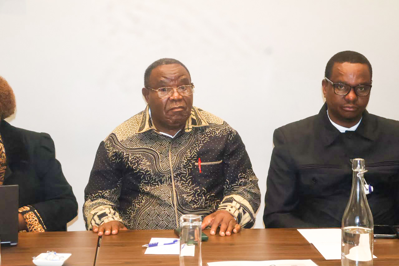 Senator Isaac Magagula making submissions during the workshop.