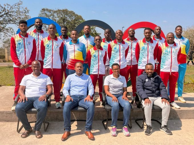 The Men's netball team. (Pic: Netball Eswatini)
