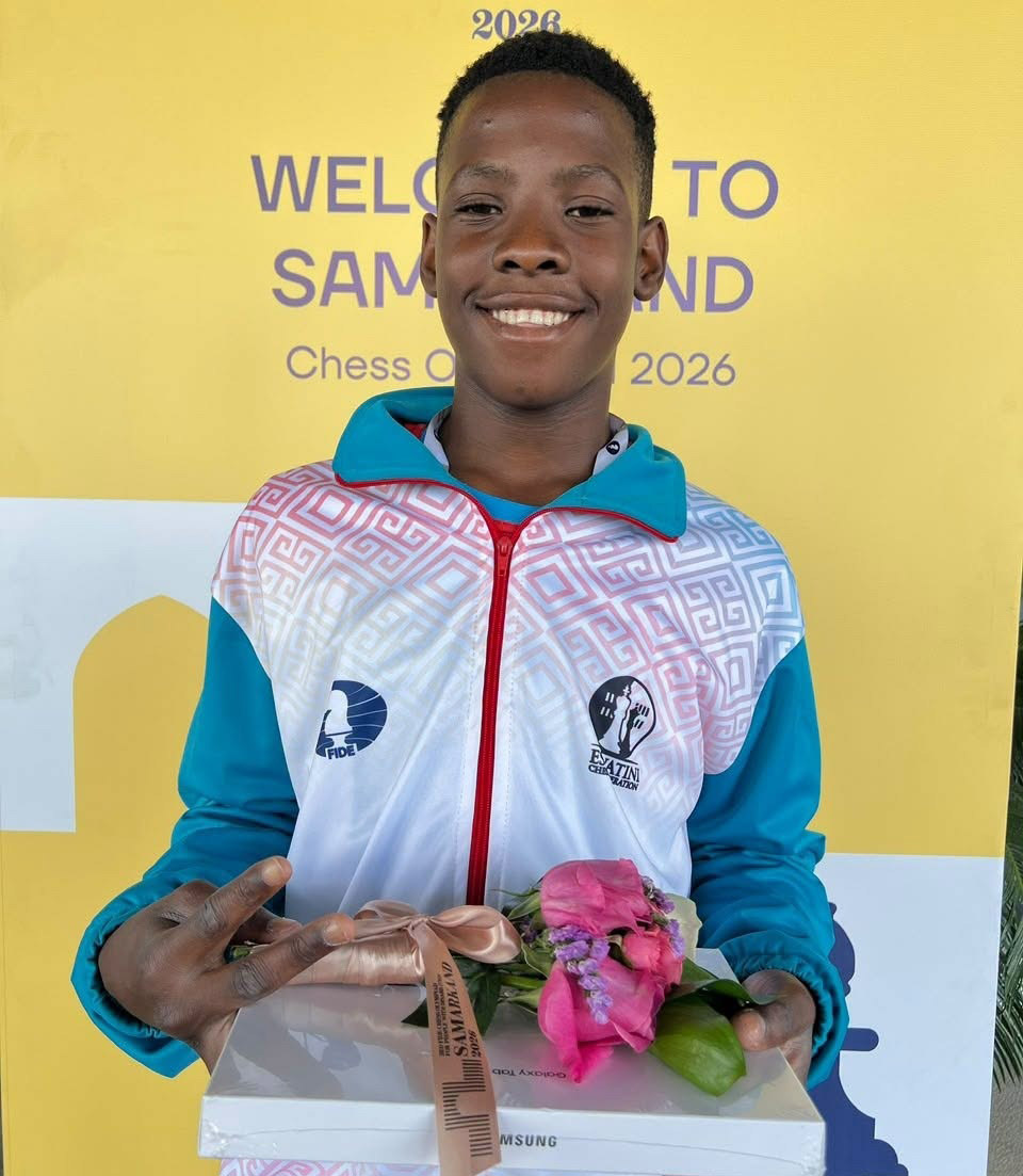 Vikelo Nkomondze was named Youngest Deaf Player at the 3rd World Chess Olympiad for Persons with Disabilities Uzbekistan. (Pic: Eswatini Chess Federation)