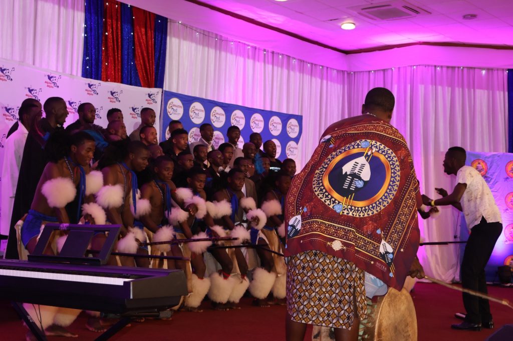 The Royal Eswatini Police Male Choir delivered a stellar performance resulting to their position one placement.