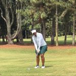 Nobuhle Dlamini during the Pearl of Africa Golf Series at Entebbe Club in Uganda.