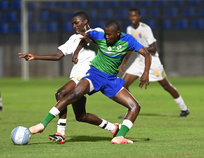 Eswatini Under-20s in action in the ongoing CAF tournament in Mozambique. (Pic: COSAFA)