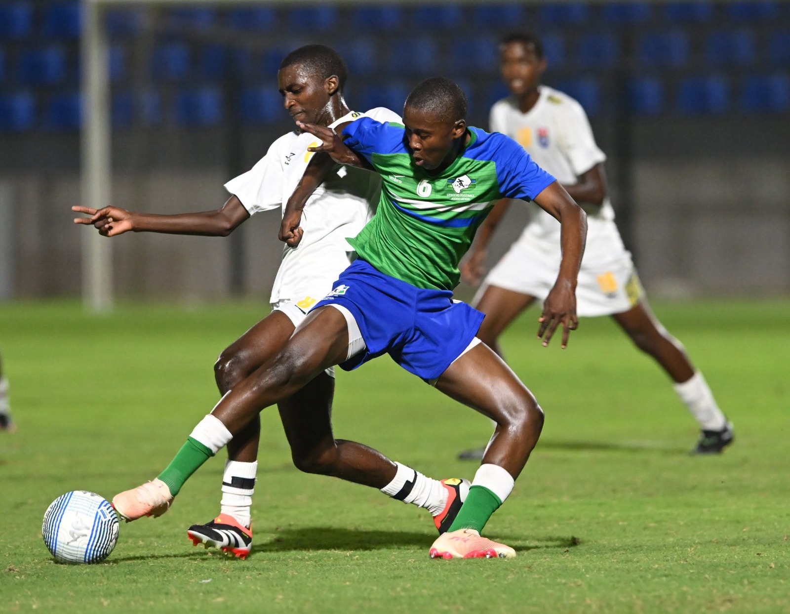 Eswatini Under-20s in action in the ongoing CAF tournament in Mozambique. (Pic: COSAFA)