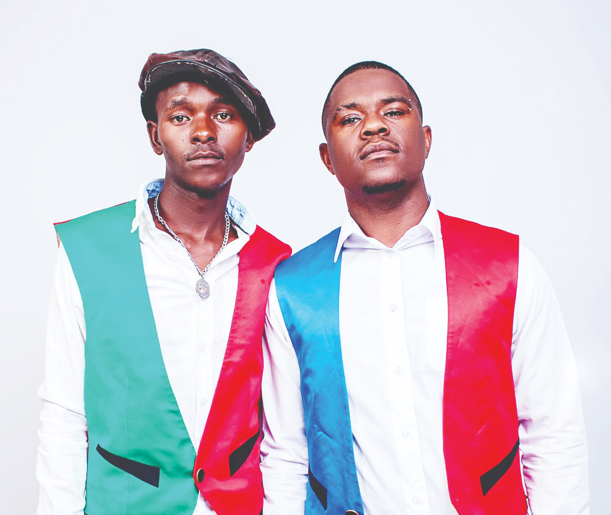 Darren (L) alongside Bongiswa.
