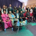 Some of the pastors from different churches following the proceedings of the memorial service.