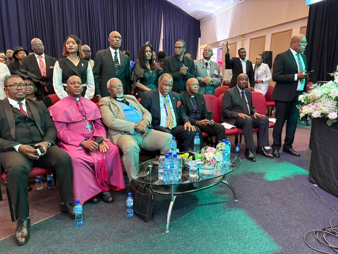 Some of the pastors from different churches following the proceedings of the memorial service.