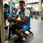 DR Congo forward Alrick Pandemoya is linked with TP Mazembe. (Pic:Supplied)
