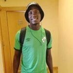 Eswatini international forward Bandile 'Mliba' Shongwe preparing to leave for his match on Saturday. (Pic:Supplied)