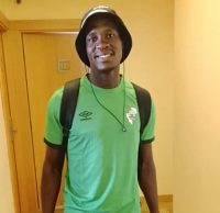 Eswatini international forward Bandile 'Mliba' Shongwe preparing to leave for his match on Saturday. (Pic:Supplied)