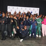 The learners with their mentor Halmiton Dlamini