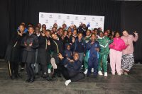 The learners with their mentor Halmiton Dlamini