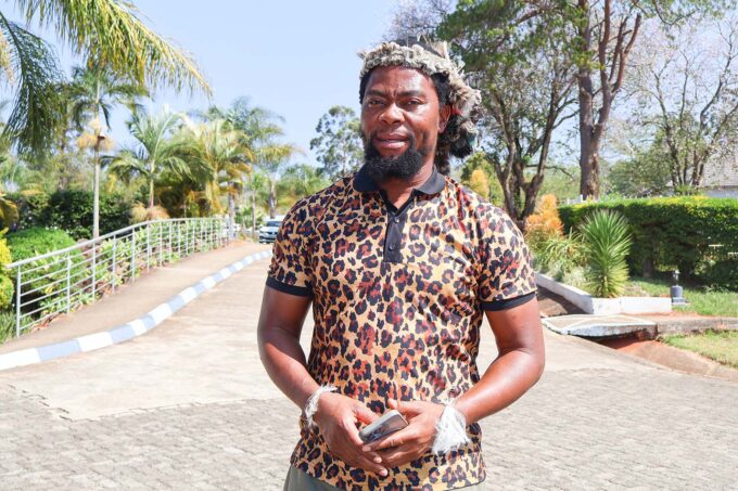 Nkosikhona 'Phakel'mthakathi' Ndabandaba during an interview with this publication yesterday. (Pic: Mnelius Dlamini)