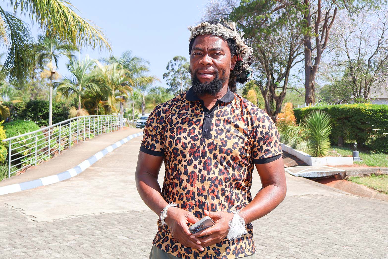 Nkosikhona 'Phakel'mthakathi' Ndabandaba during an interview with this publication yesterday. (Pic: Mnelius Dlamini)