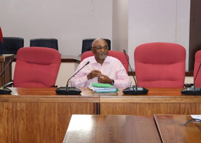 Businessman and former Senator Walter Bennett reacts after making his submissions before senators yesterday. (Pics: Ntombi Mhlongo)