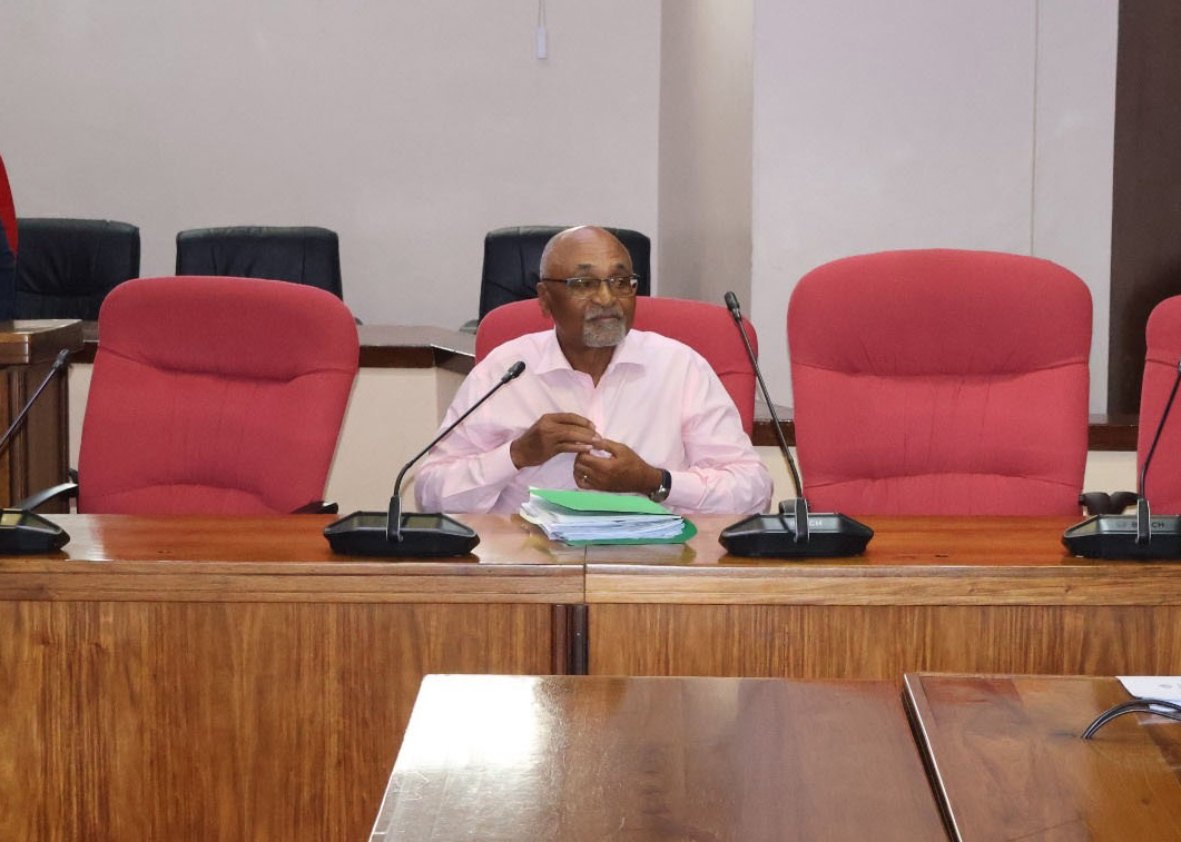 Businessman and former Senator Walter Bennett reacts after making his submissions before senators yesterday. (Pics: Ntombi Mhlongo)