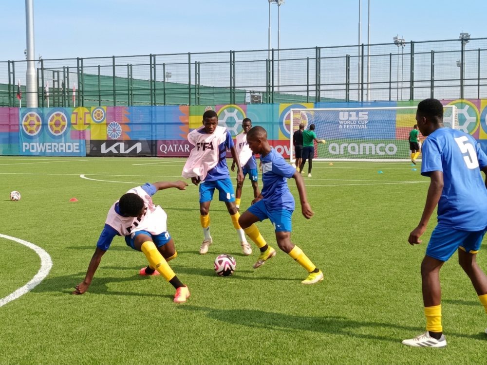 The Eswatini Under-15 boys’ national team has advanced in the cross-elimination bracket within Tier E at the inaugural FIFA Under-15 World Cup and Festival 2026. (Pic: EFA)