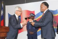 Taiwan’s Chargé d’Affaires, Ching-lin Tsuei and Minister for Natural Resources and Energy, Prince Lonkhokhela who represented His Majesty King Mswati III at the event.