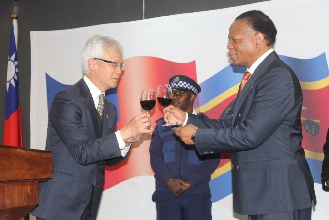 Taiwan’s Chargé d’Affaires, Ching-lin Tsuei and Minister for Natural Resources and Energy, Prince Lonkhokhela who represented His Majesty King Mswati III at the event.