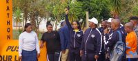 Princess Tiyandza officially starts the 42 km race of the Imbube Marathon during last year's edition. (Pic:Times of Eswatini)