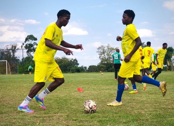 National U-23 players during one of their training sessions.