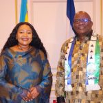 Minister for Foreign Affairs and International Cooperation Senator Pholile Shakantu held talks with Lesotho’s Minister of Foreign Affairs, Limpho Justice Tau.