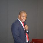 1. Eswatini Posts and Telecommunications Corporation Managing Director Thulani Fakudze makes his remarks during the commemoration of the World Post DAY 2026 at the Happy Vally Hotel.