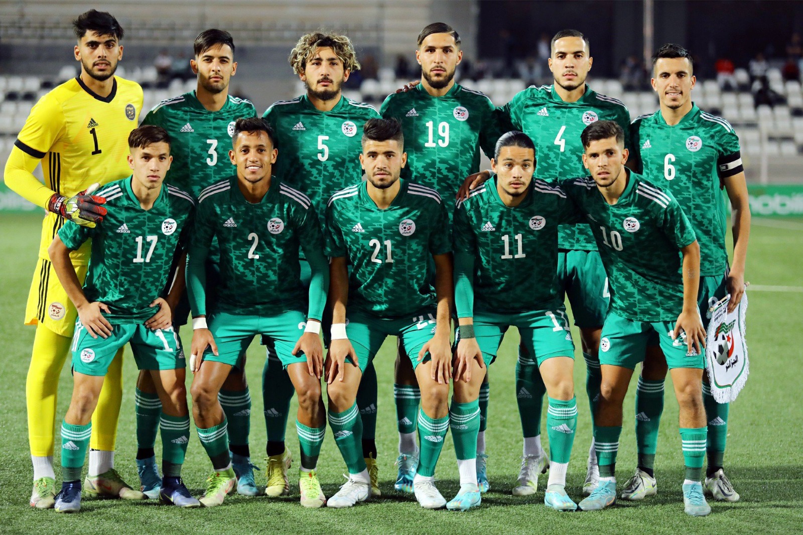 Algeria’s Under-23 squad boasts several Europe-based players ahead of next month’s clash against Eswatini. (Pic: Algeria.com)