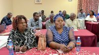 Some of the Tobacco Farmers following the proceedings of the consultative meeting.